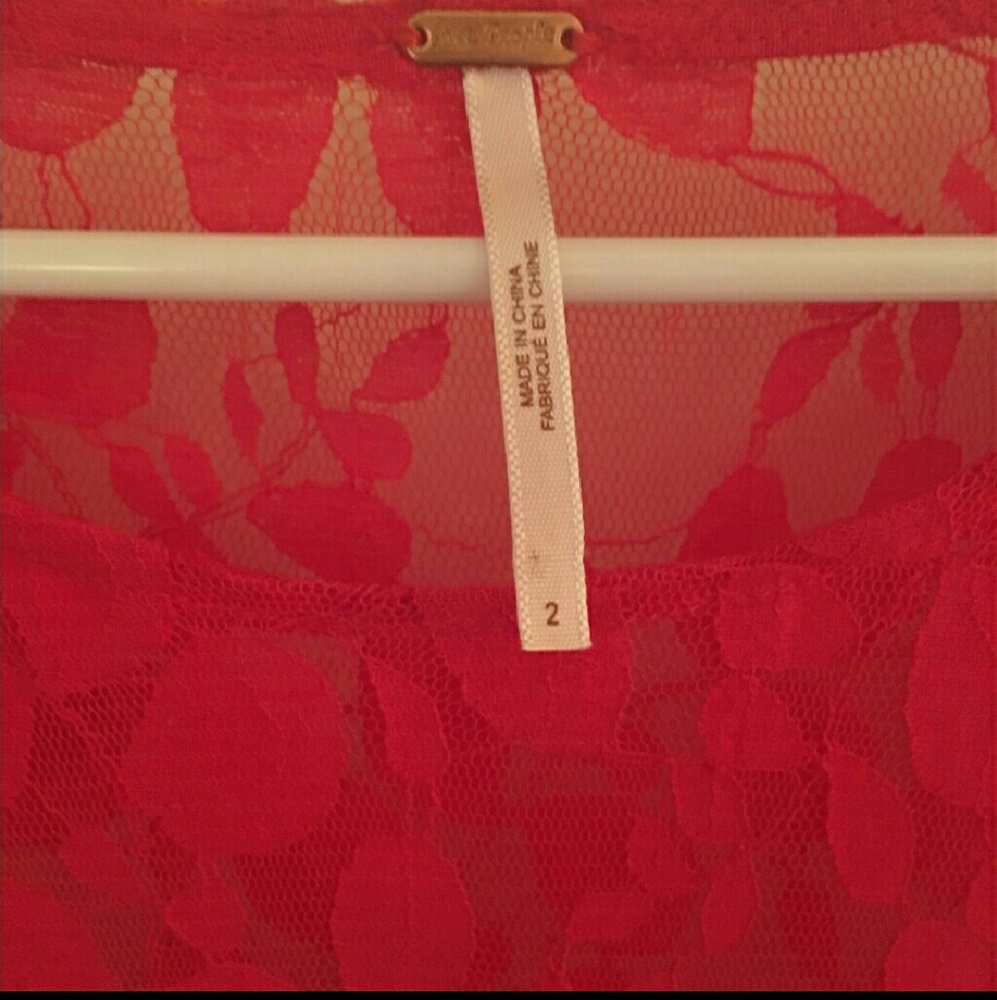Free People Red Dress - Picture 4 of 4